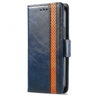 Læder Cover Sony Xperia 1 IV Tofarvet Dobbeltlås