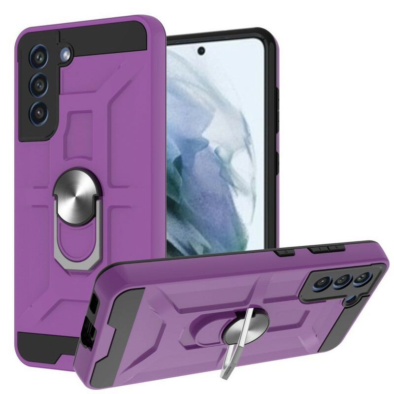 Cover Samsung Galaxy S21 FE Aftagelig Ring-støtte Farve