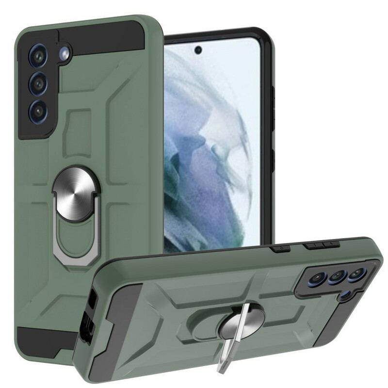 Cover Samsung Galaxy S21 FE Aftagelig Ring-støtte Farve