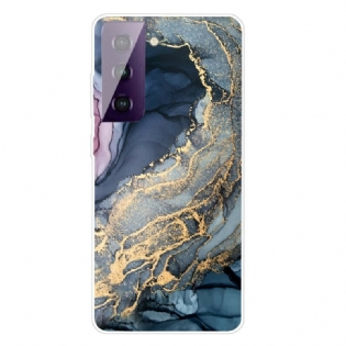 Cover Samsung Galaxy S21 FE Farvet Marmor