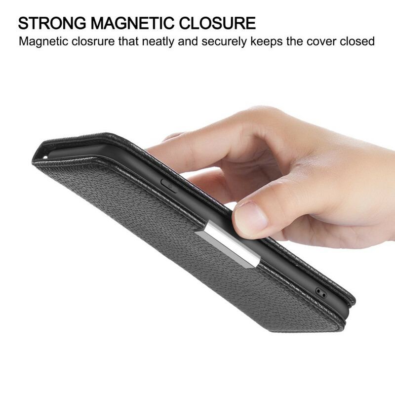 Cover Samsung Galaxy S21 FE Flip Cover Imiteret Læder Litchi Ultra Chic