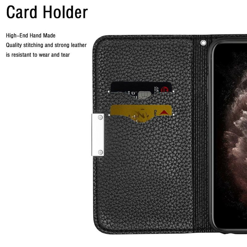 Cover Samsung Galaxy S21 FE Flip Cover Imiteret Læder Litchi Ultra Chic