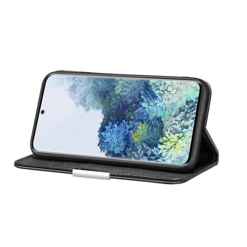 Cover Samsung Galaxy S21 FE Flip Cover Imiteret Læder Litchi Ultra Chic