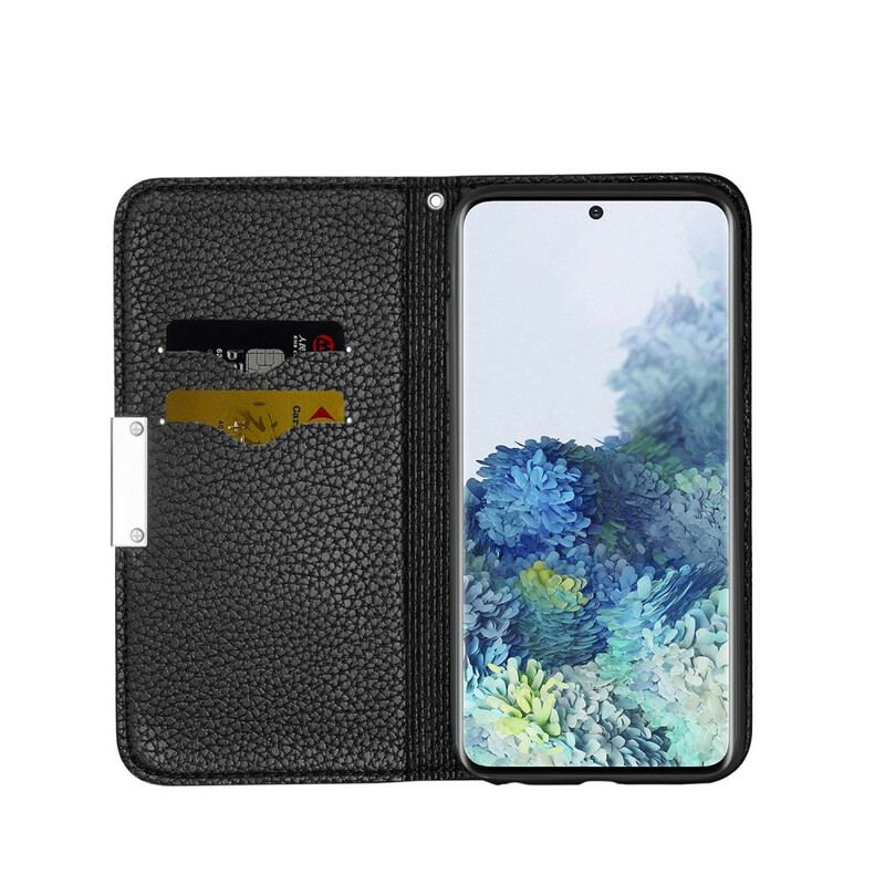 Cover Samsung Galaxy S21 FE Flip Cover Imiteret Læder Litchi Ultra Chic