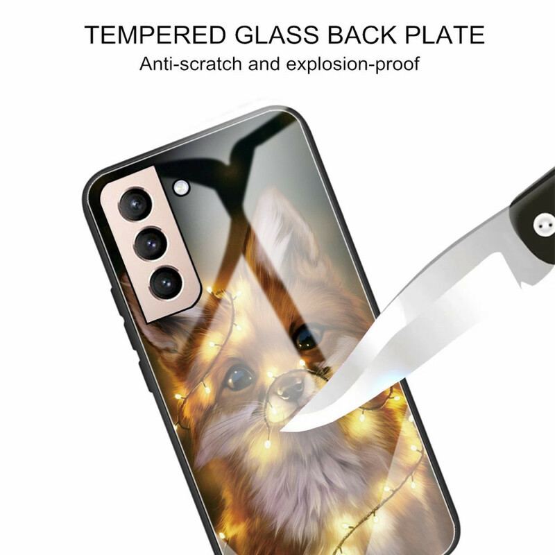Cover Samsung Galaxy S21 FE Fox Hærdet Glas