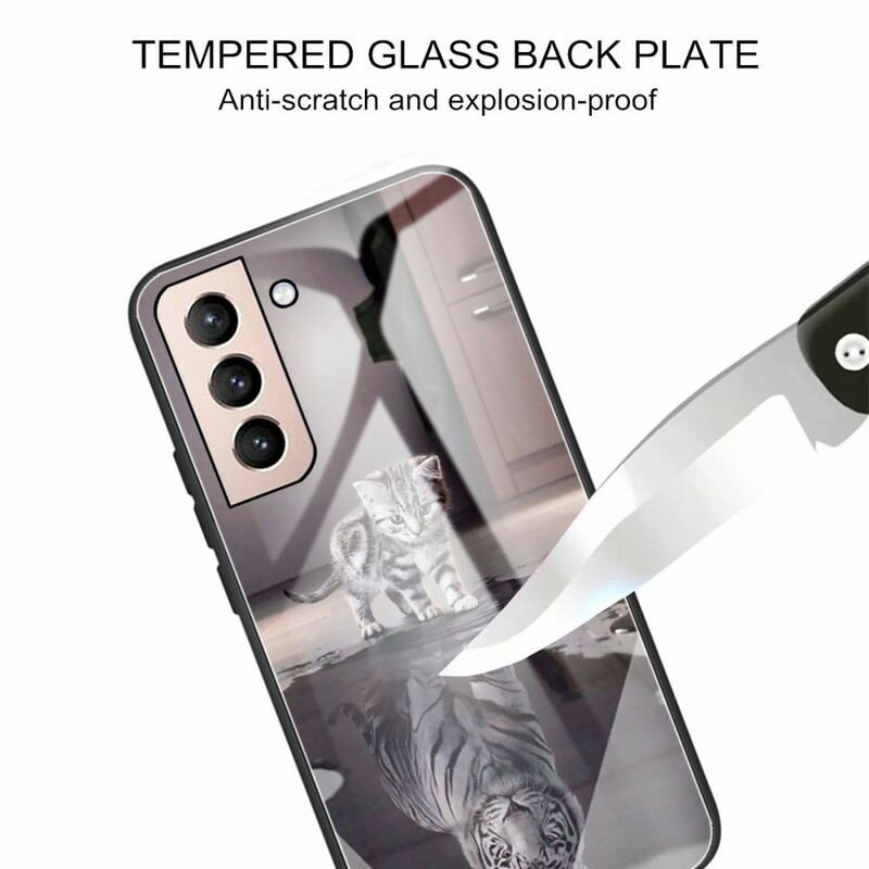 Cover Samsung Galaxy S21 FE Hærdet Glas Ernest The Tiger