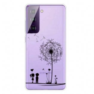 Cover Samsung Galaxy S21 FE Mælkebøtte Kærlighed