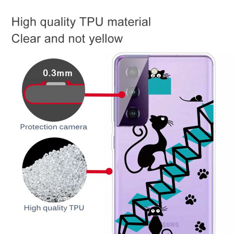 Cover Samsung Galaxy S21 FE Sjove Katte