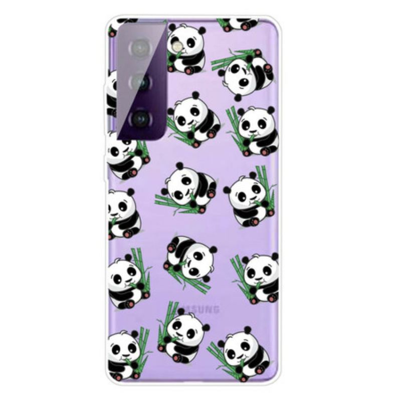 Cover Samsung Galaxy S21 FE Små Pandaer