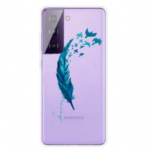 Cover Samsung Galaxy S21 FE Smuk Fjer