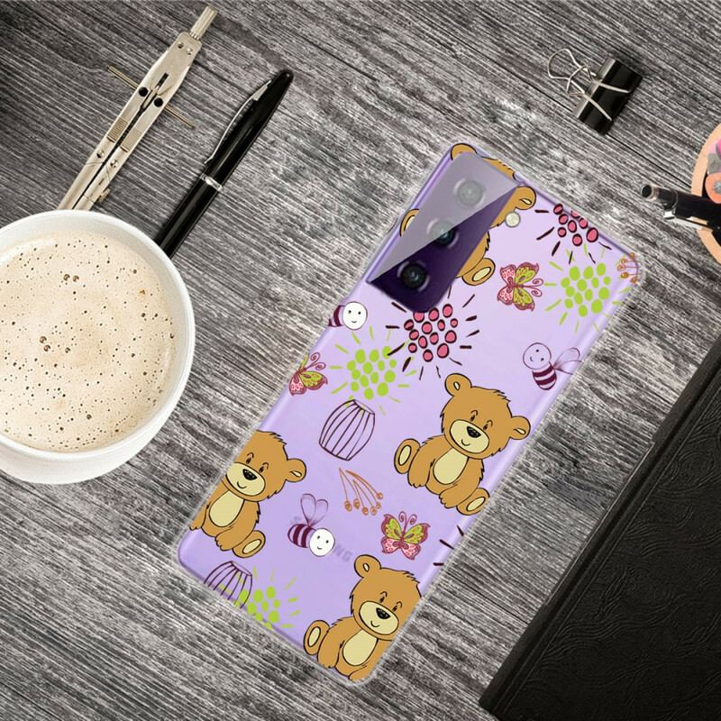 Cover Samsung Galaxy S21 FE Teddy Bears Top