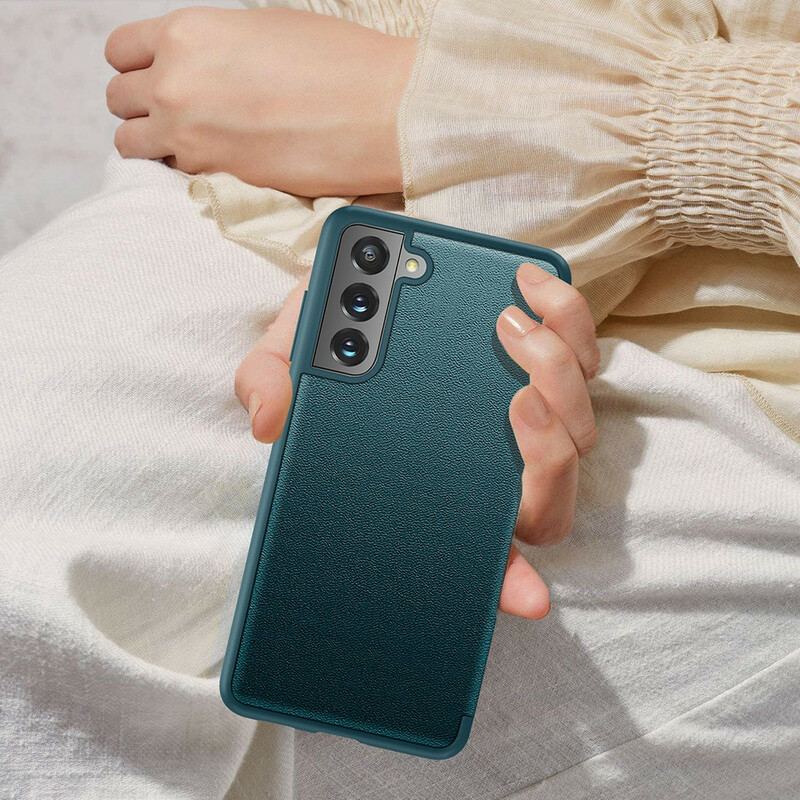 Cover Samsung Galaxy S21 FE Tekstureret Kunstlæder