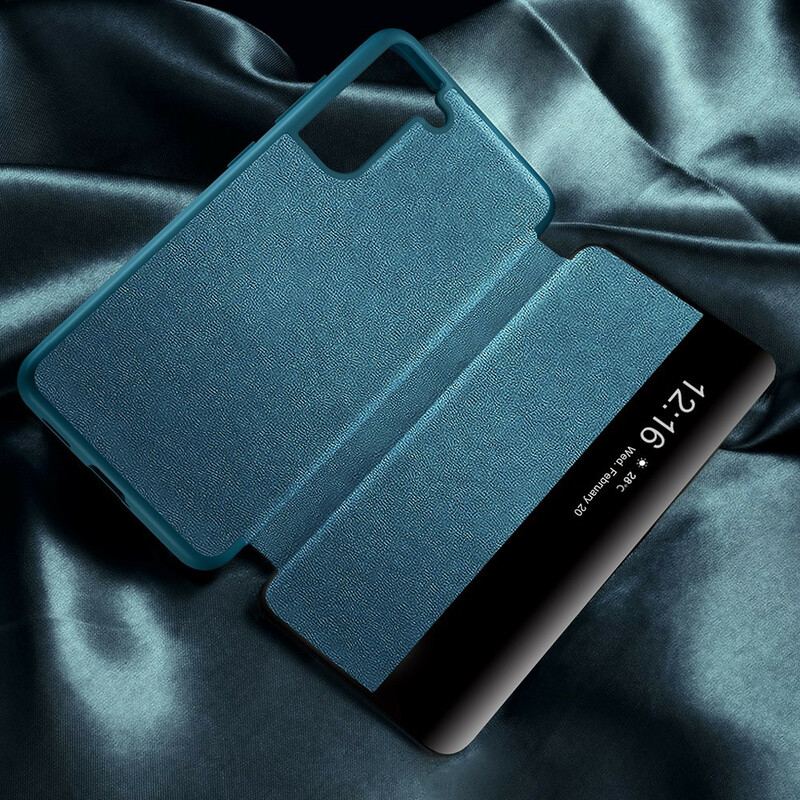 Cover Samsung Galaxy S21 FE Tekstureret Kunstlæder