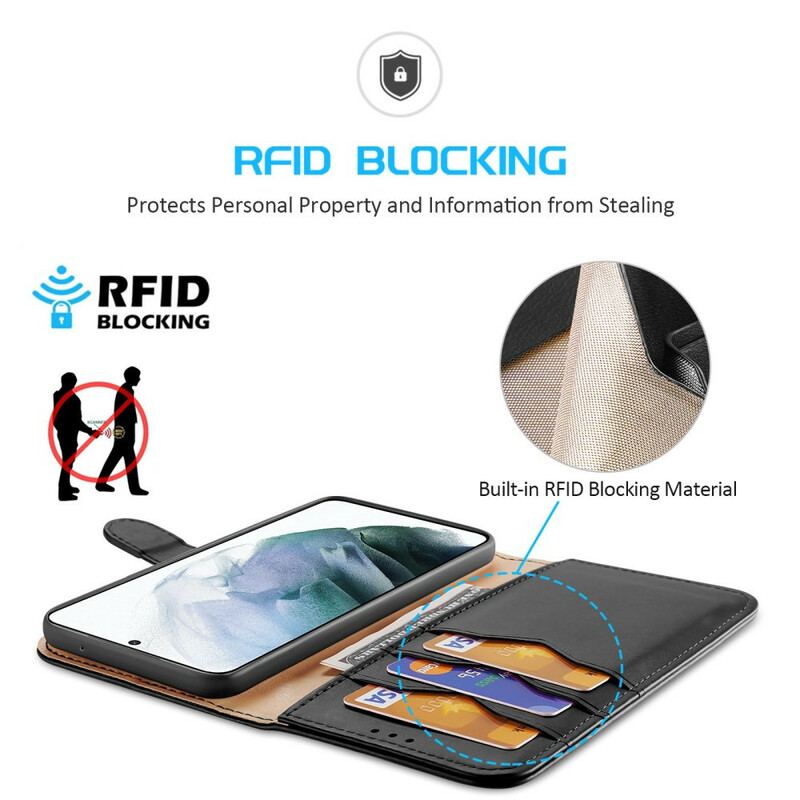 Flip Cover Samsung Galaxy S21 FE Hivo Series Dux Ducis