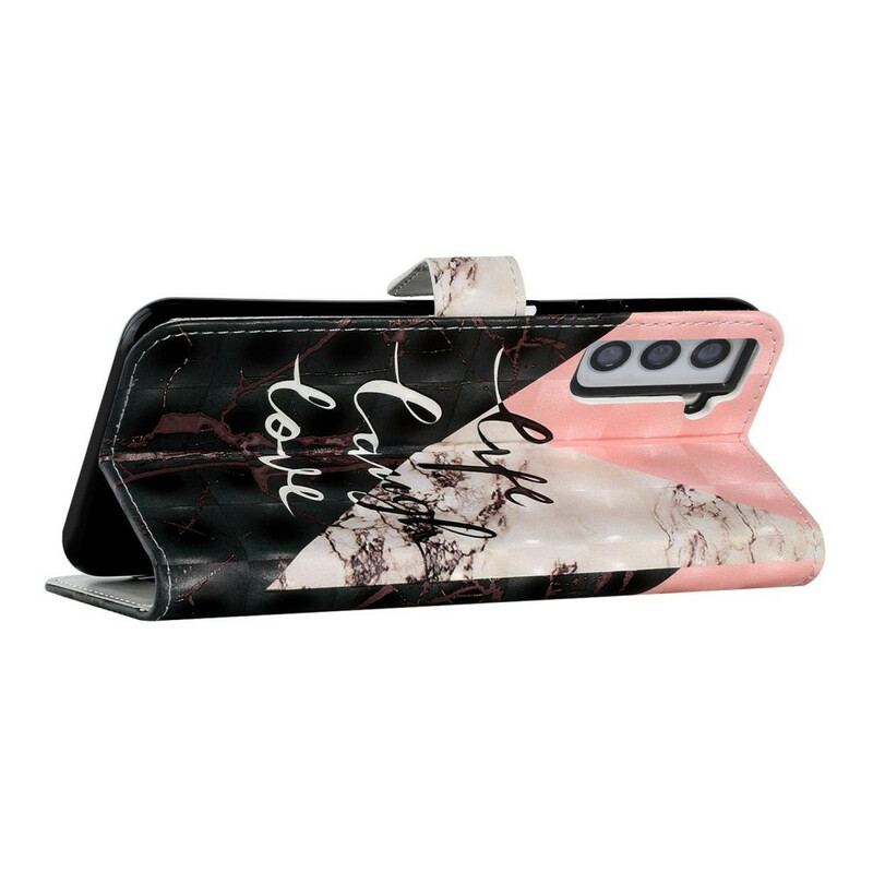 Flip Cover Samsung Galaxy S21 FE Livet Grin Kærlighed