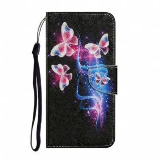 Flip Cover Samsung Galaxy S21 FE Magiske Sommerfugle