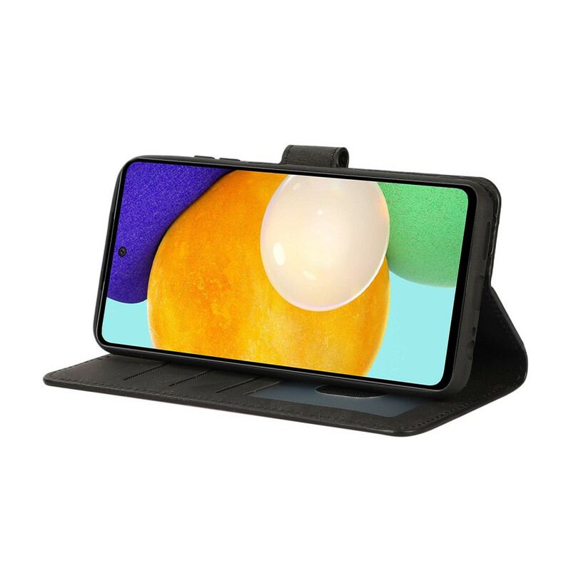 Flip Cover Samsung Galaxy S21 FE Med Snor Strappy Lædereffekt