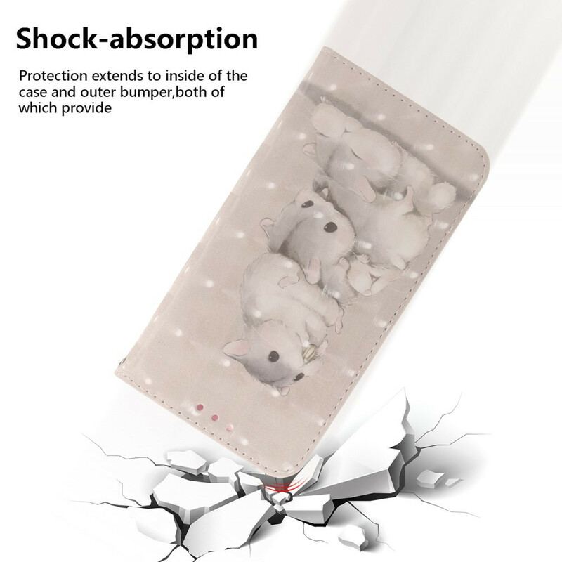 Flip Cover Samsung Galaxy S21 FE Med Snor Thong Hamstere