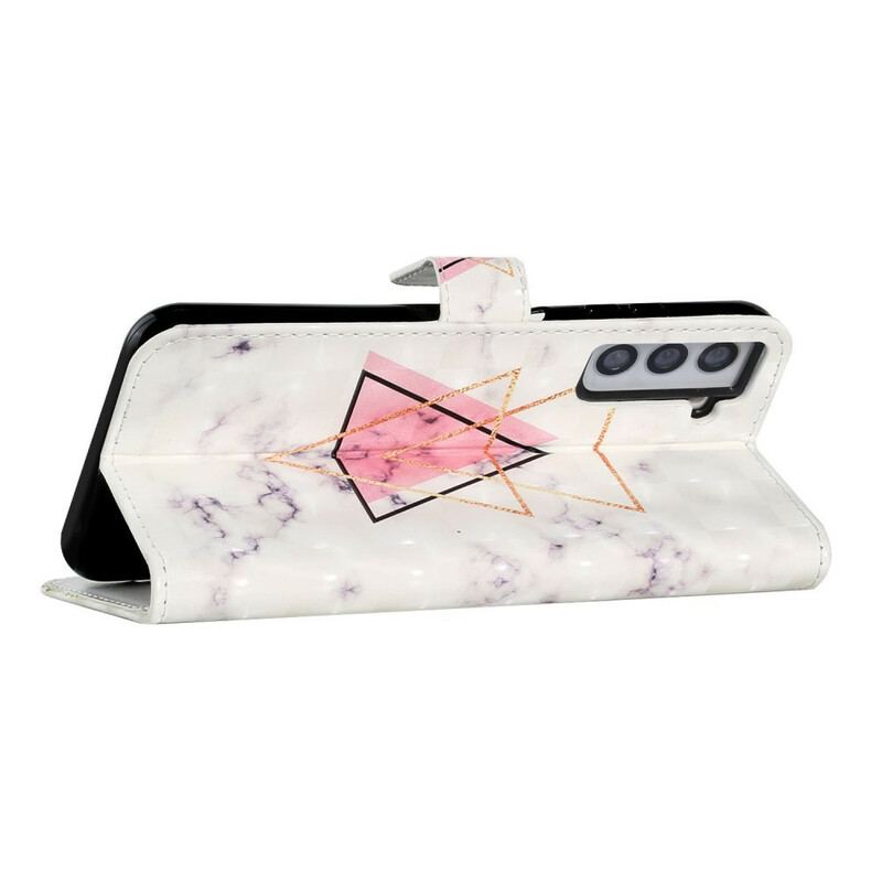 Flip Cover Samsung Galaxy S21 FE Paillettrekant