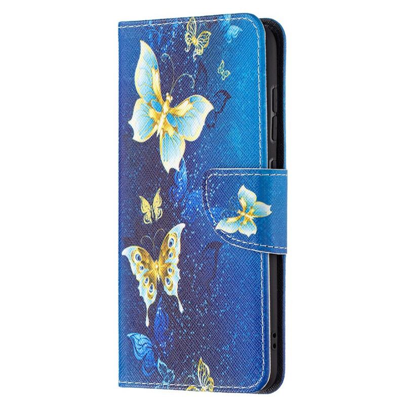 Flip Cover Samsung Galaxy S21 FE Sommerfugle Konger