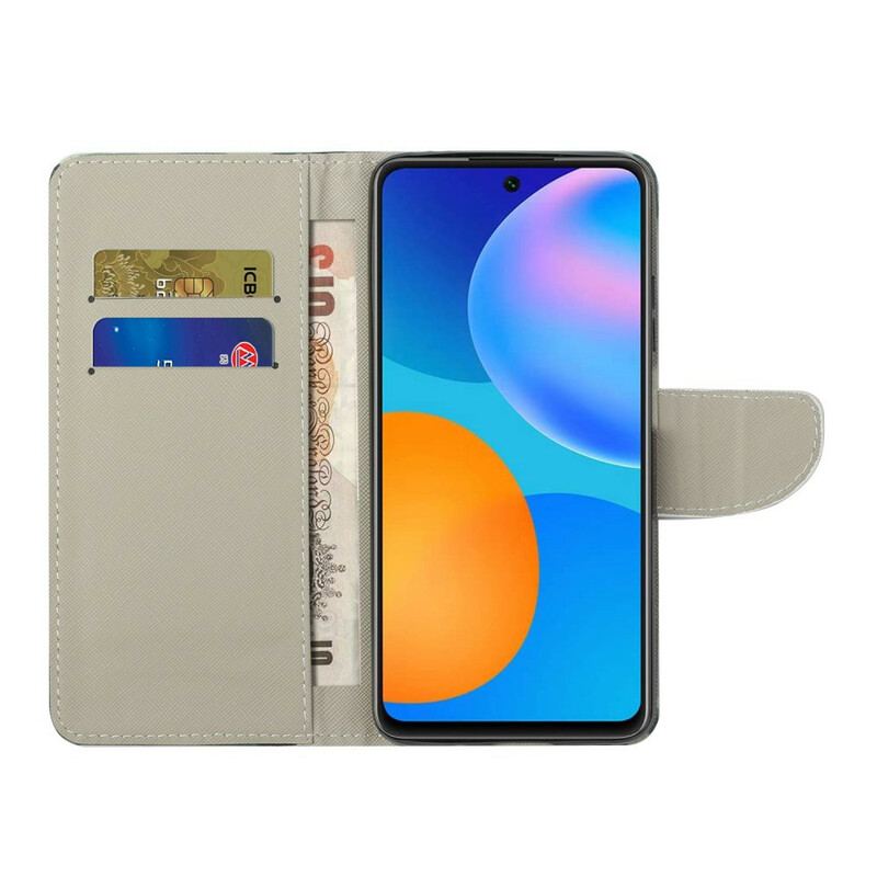 Læder Cover Samsung Galaxy S21 FE Ugler