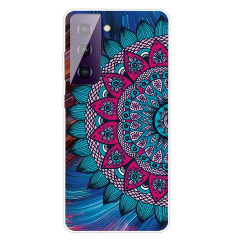 Mobilcover Samsung Galaxy S21 FE Farverig Mandala
