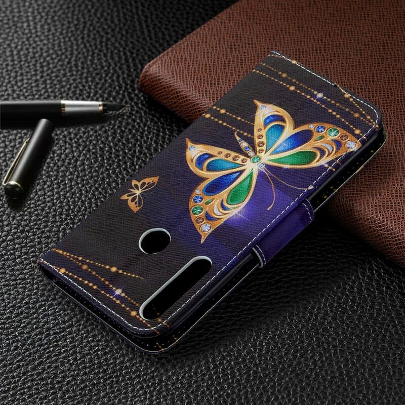 Flip Cover Huawei Y7p Sommerfugle Konger