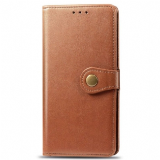 Læder Cover Huawei Y7p Kunstlæder Og Vintage Lås