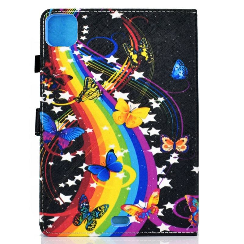 Flip Cover iPad Pro 11" (2022) Regnbue Sommerfugle
