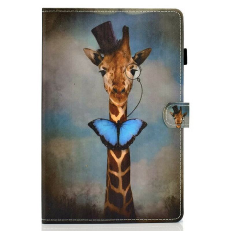 Læder Cover iPad Pro 11" (2022) Klassisk Giraf