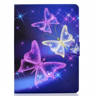 Læder Cover iPad Pro 11" (2022) Magiske Sommerfugle