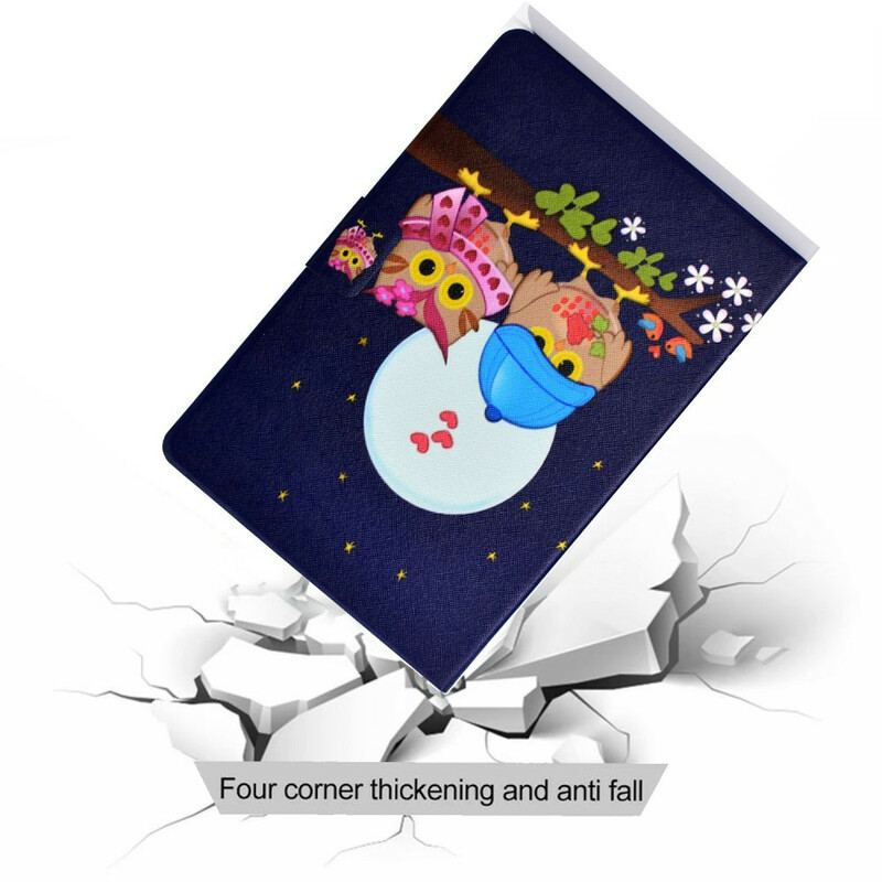 Læder Cover iPad Pro 11" (2022) Sjove Ugler
