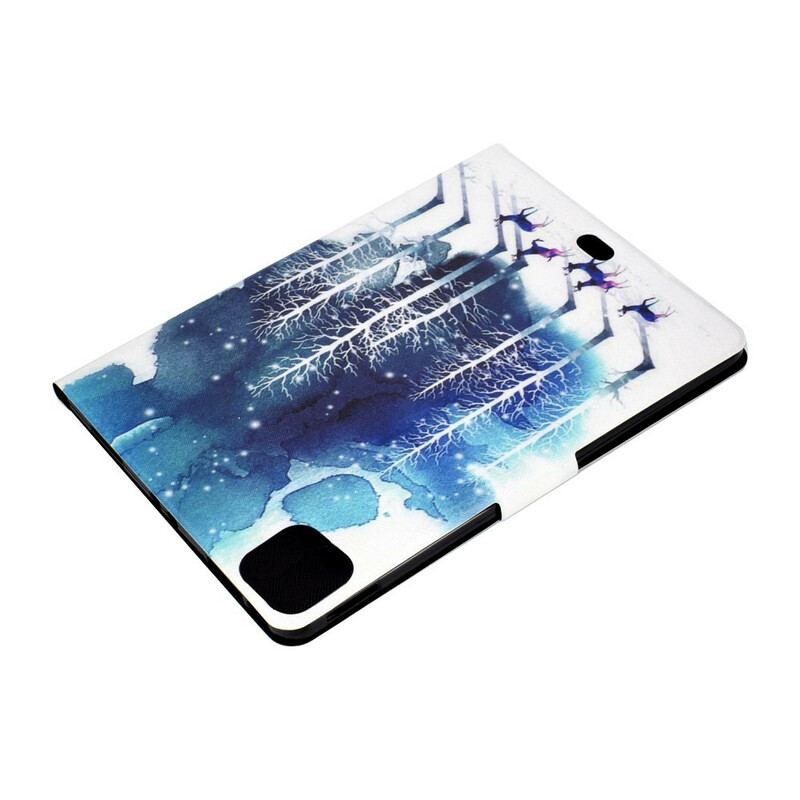Læder Cover iPad Pro 11" (2022) Snehjort