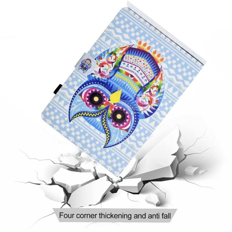 Læder Cover iPad Pro 11" (2022) Ugle Art