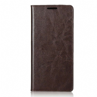Cover Samsung Galaxy A51 5G Flip Cover Ægte Læder