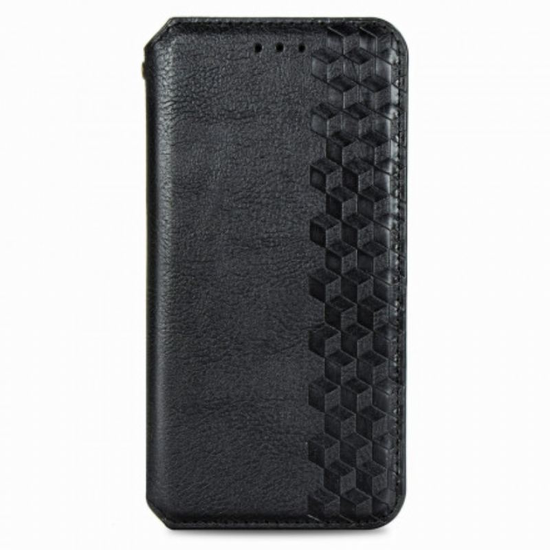 Cover Samsung Galaxy A51 5G Flip Cover Diamanttekstur I Lædereffekt