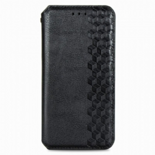 Cover Samsung Galaxy A51 5G Flip Cover Diamanttekstur I Lædereffekt