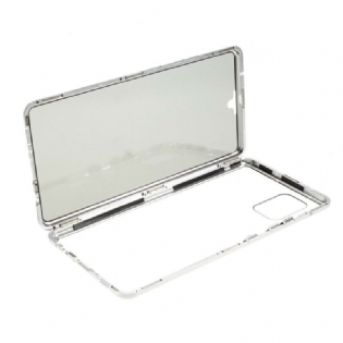 Cover Samsung Galaxy A51 5G For- Og Bagside Hærdet Glas Og Metal