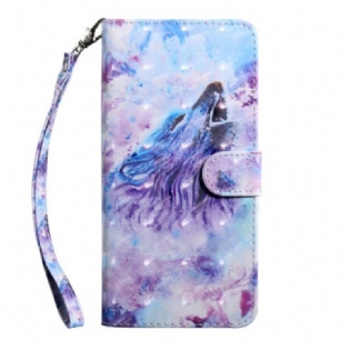 Flip Cover Samsung Galaxy A51 5G Akvarel Ulv