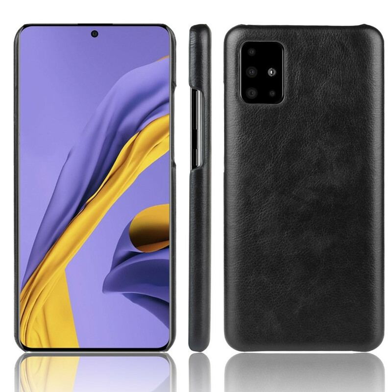 Mobilcover Samsung Galaxy A51 5G Litchi Læder Effekt