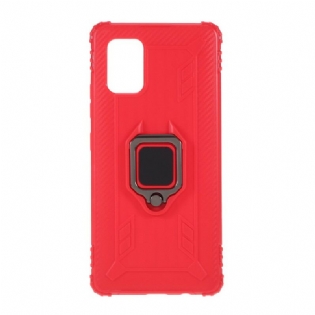 Mobilcover Samsung Galaxy A51 5G Ring Og Kulfiber