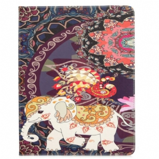 Flip Cover iPad Pro 12.9" (2020) Elefant Print Mønster