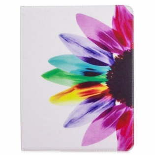 Læder Cover iPad Pro 12.9" (2020) Kronbladstrykmønster