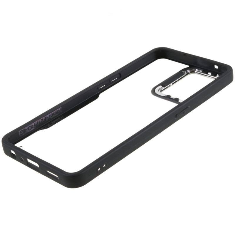 Cover Oppo Reno 7 Gennemsigtig Akryl Og Farvet Kontur