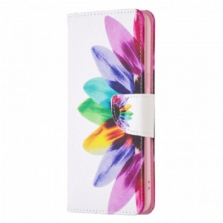 Flip Cover Oppo Reno 7 Akvarel Blomst
