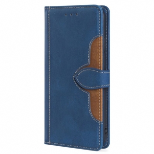Flip Cover Oppo Reno 7 Tofarvet Blomster