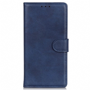 Læder Cover Oppo Reno 7 Mat Læder Stil