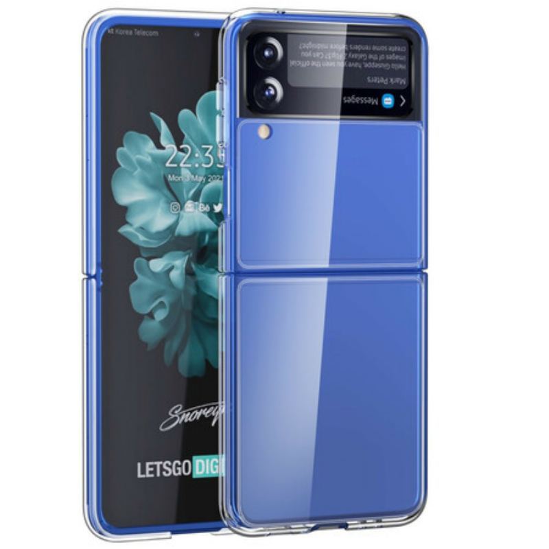 Cover Samsung Galaxy Z Flip 3 5G Flip Cover Gennemsigtig
