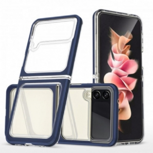Cover Samsung Galaxy Z Flip 3 5G Flip Cover Hybrid Farvede Kanter