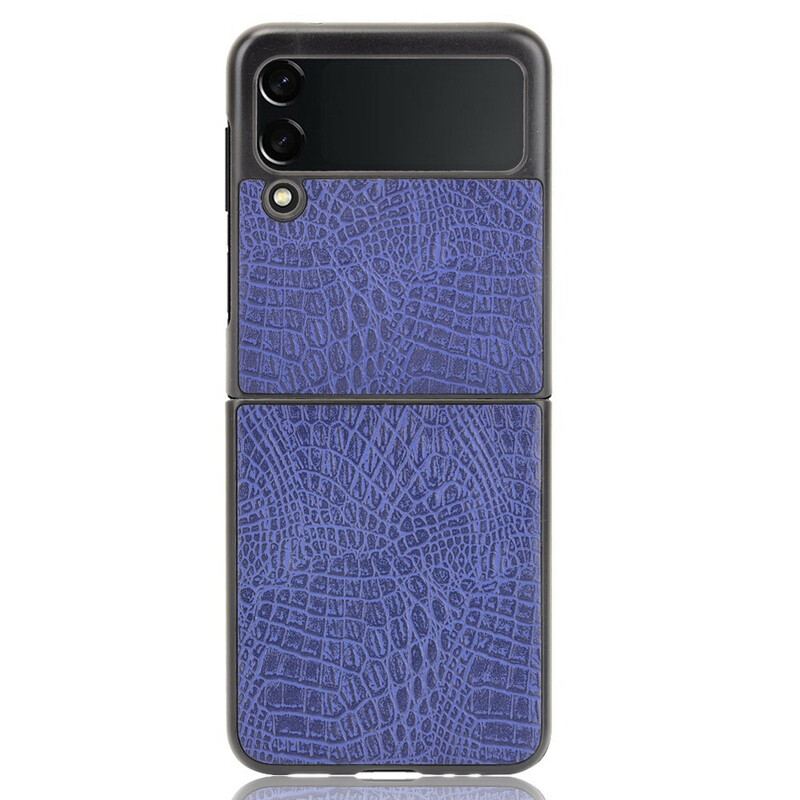 Cover Samsung Galaxy Z Flip 3 5G Flip Cover Krokodillehudseffekt